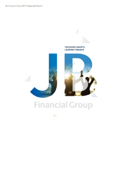 2019 JB Financial Group Integrated Report